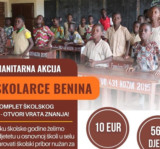 Za školarce Benina - humanitarna akcija